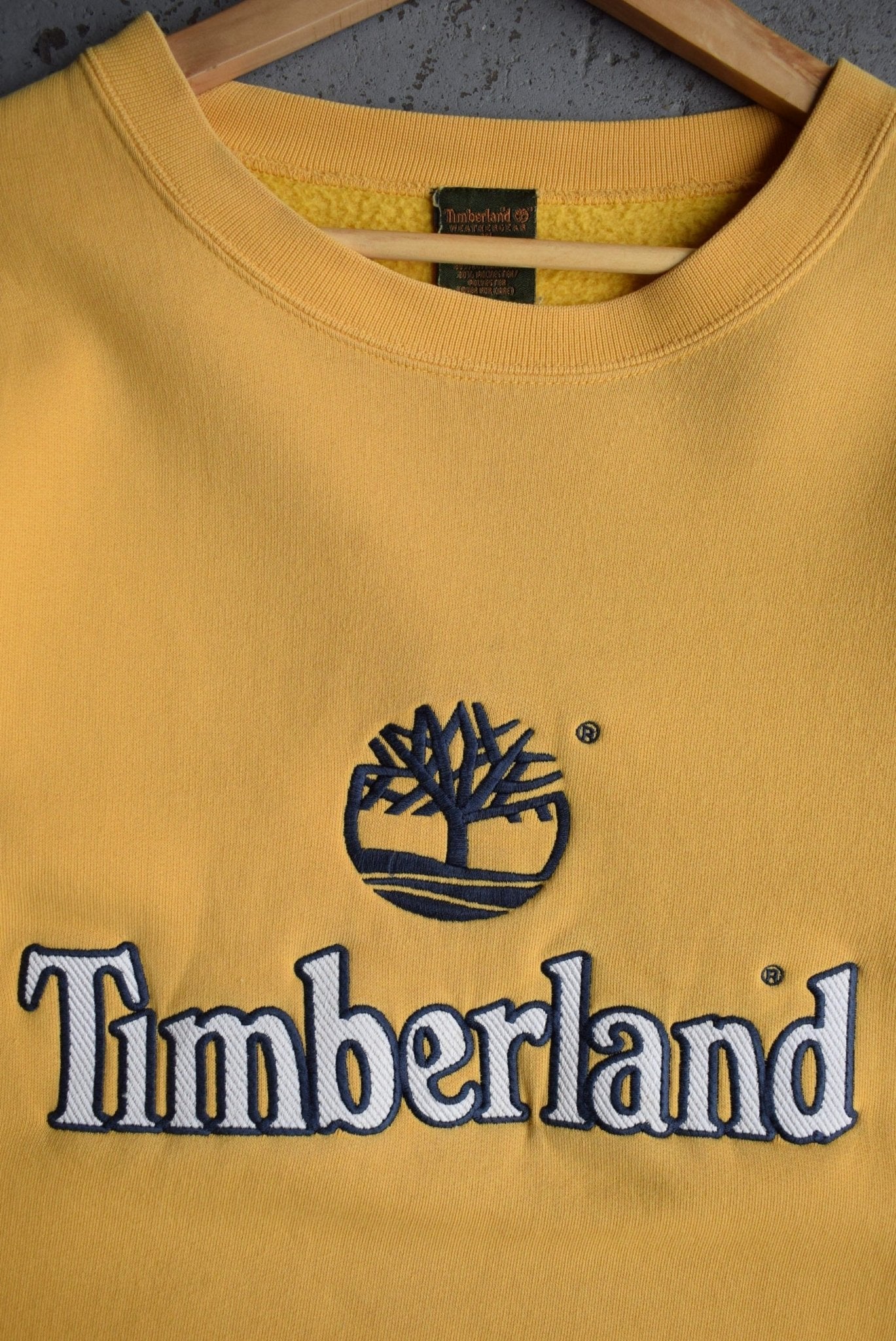 Vintage Timberland Embroidered Spellout Crewneck (XL) - Retrospective Store