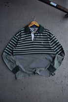 Vintage Tommy Hilfiger Classic Logo Embroidered Rugby Polo (L) - Retrospective Store