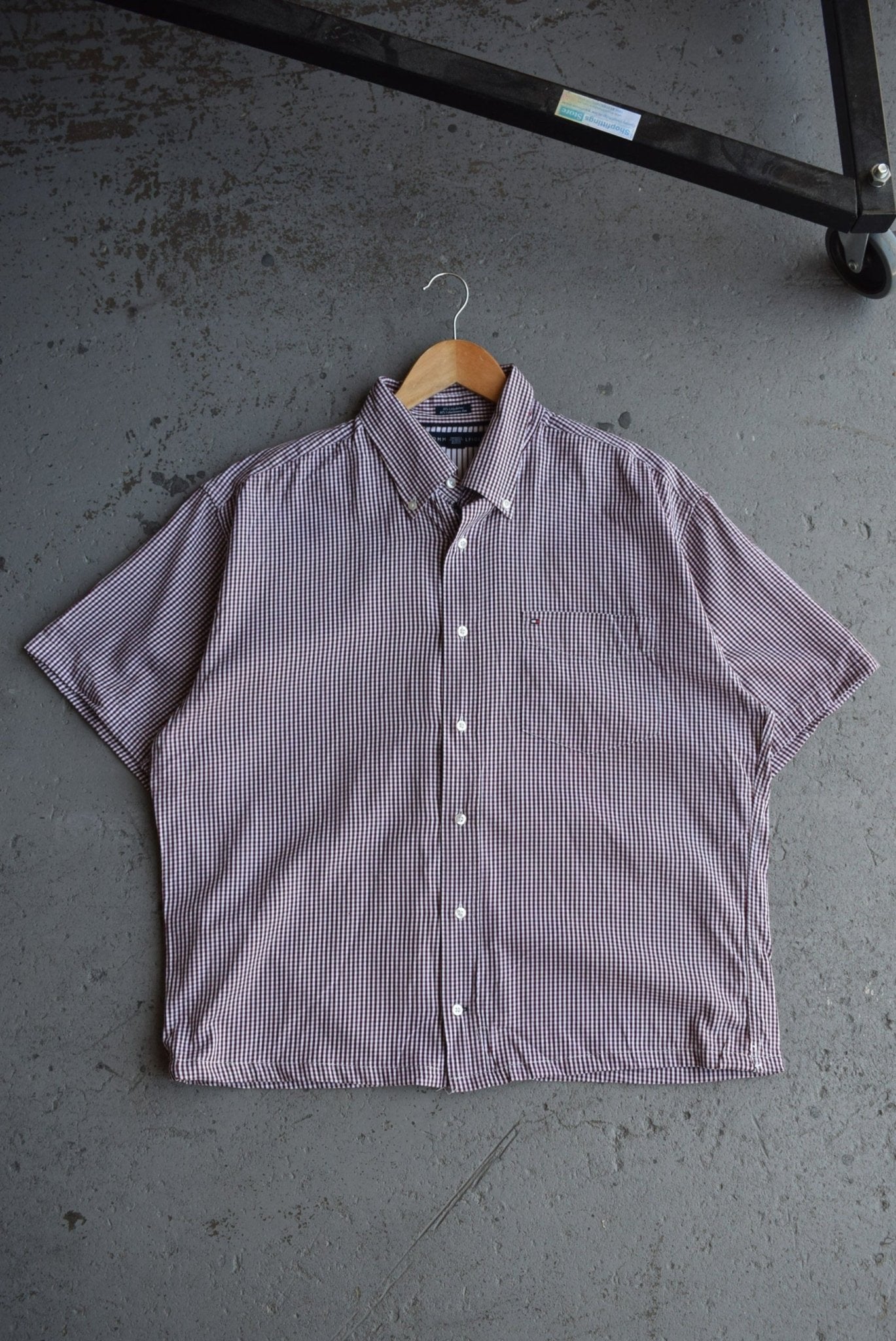 Vintage Tommy Hilfiger Cropped Button Up (L) - Retrospective Store