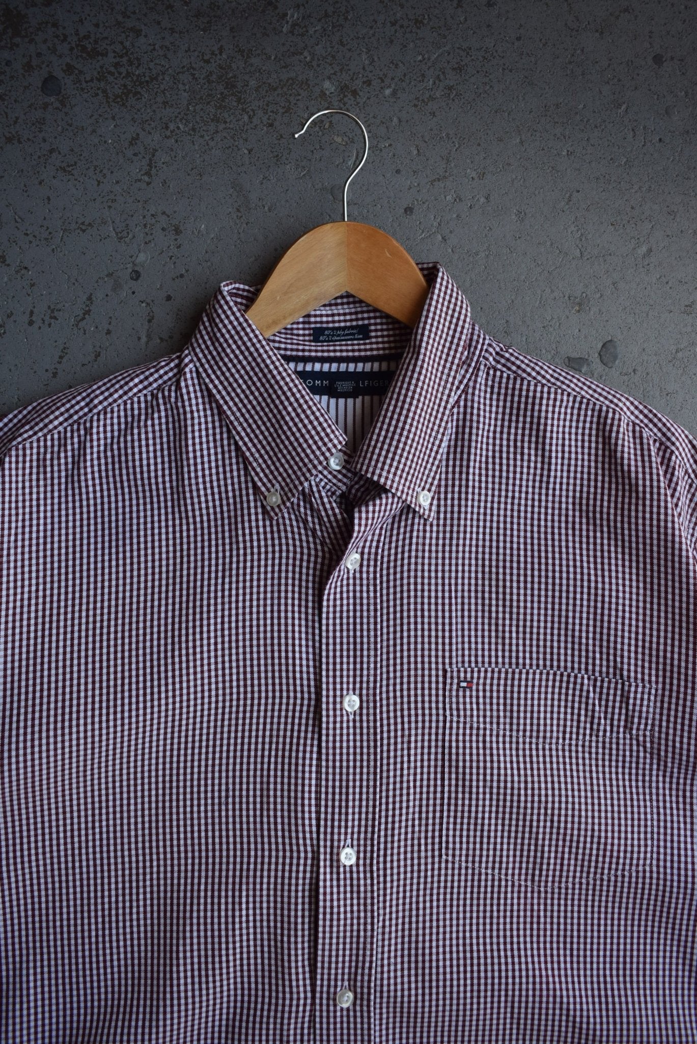 Vintage Tommy Hilfiger Cropped Button Up (L) - Retrospective Store