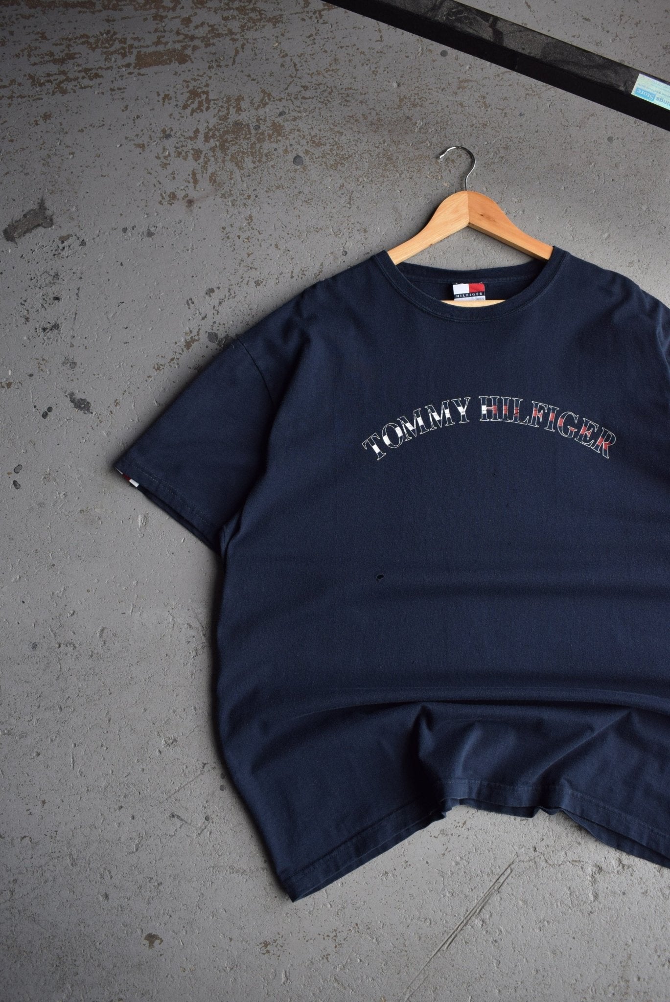 Vintage Tommy Hilfiger Spellout Tee (XXL) - Retrospective Store