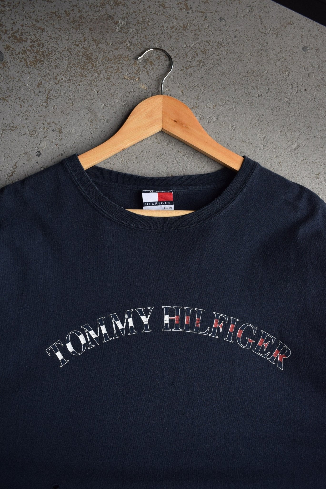Vintage Tommy Hilfiger Spellout Tee (XXL) - Retrospective Store