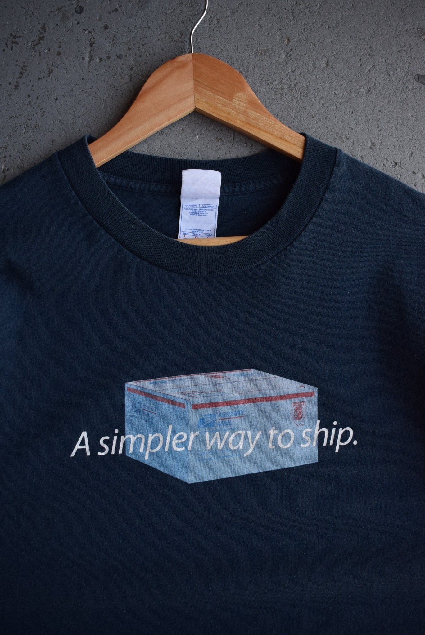 Vintage United States Postal Service Graphic Tee (L) - Retrospective Store