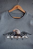 Vintage USA Eagle Embroidered Crewneck (XXL) - Retrospective Store
