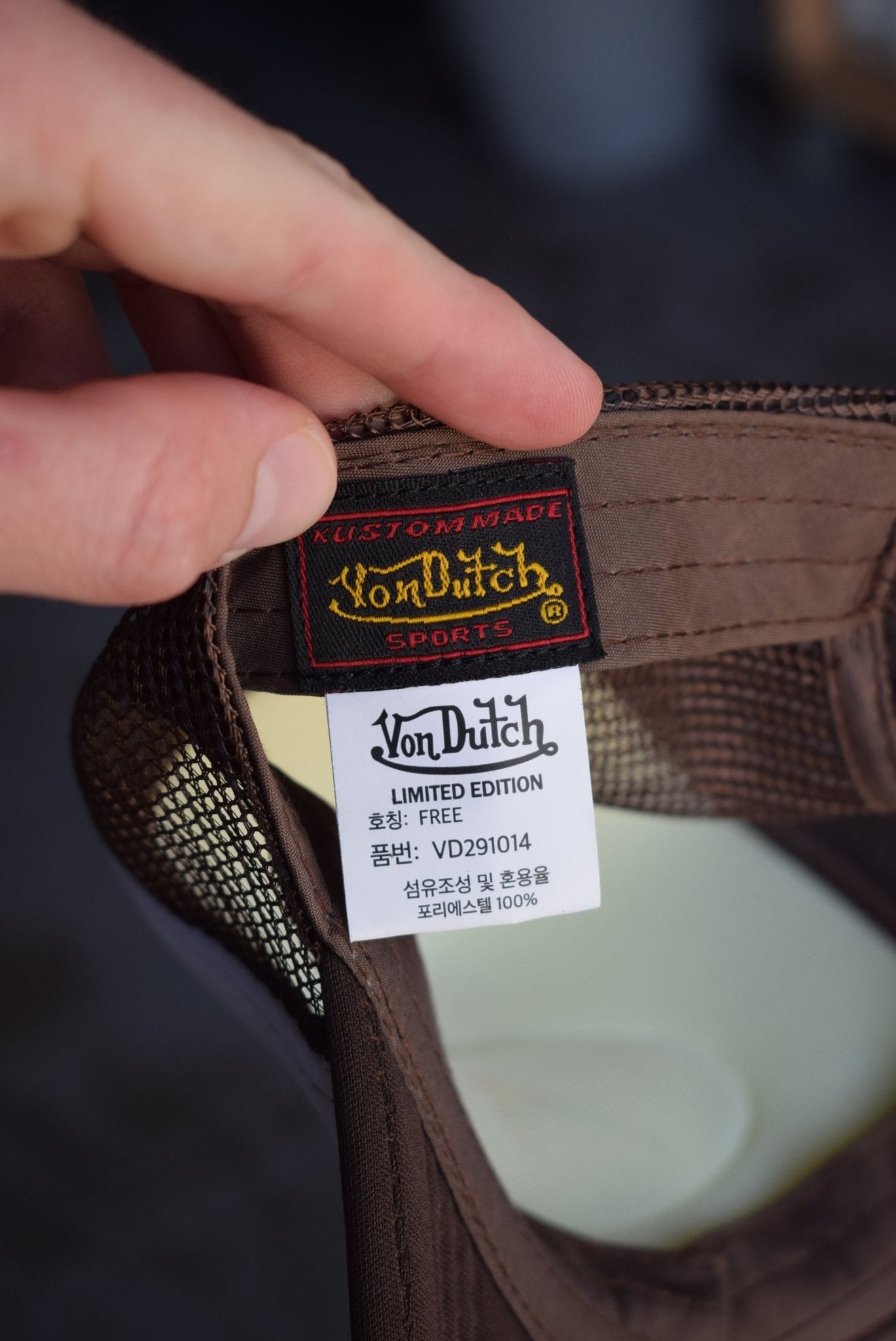 Vintage Von Dutch Embroidered Hat - Retrospective Store