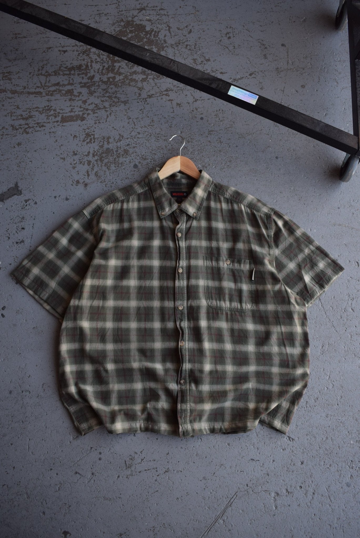 Vintage Wolverine Cropped Button Up (XXL) - Retrospective Store