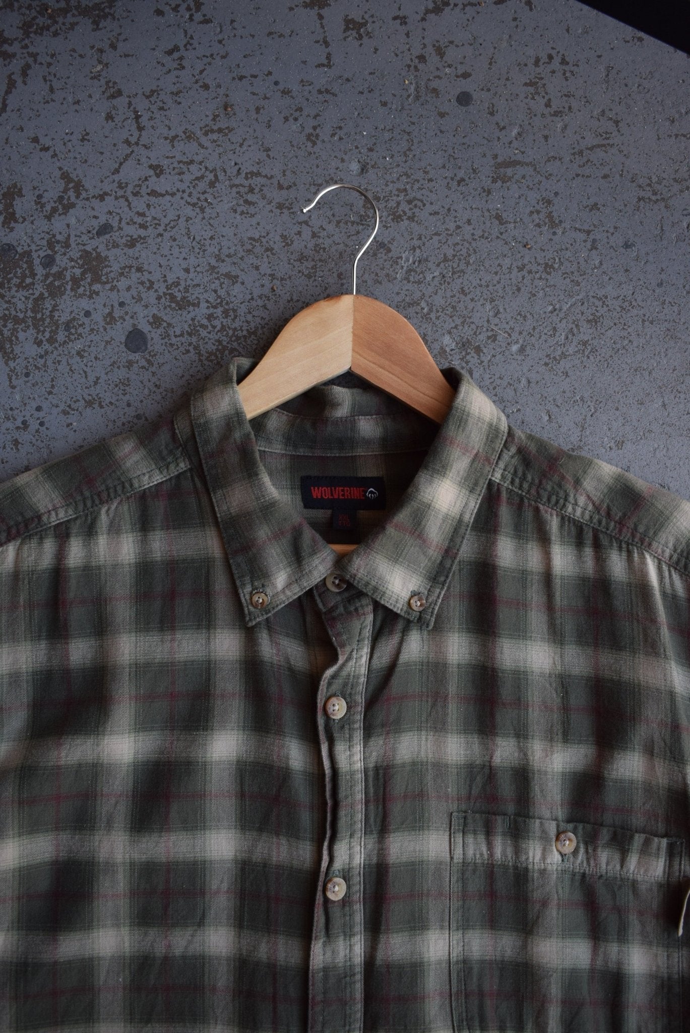 Vintage Wolverine Cropped Button Up (XXL) - Retrospective Store