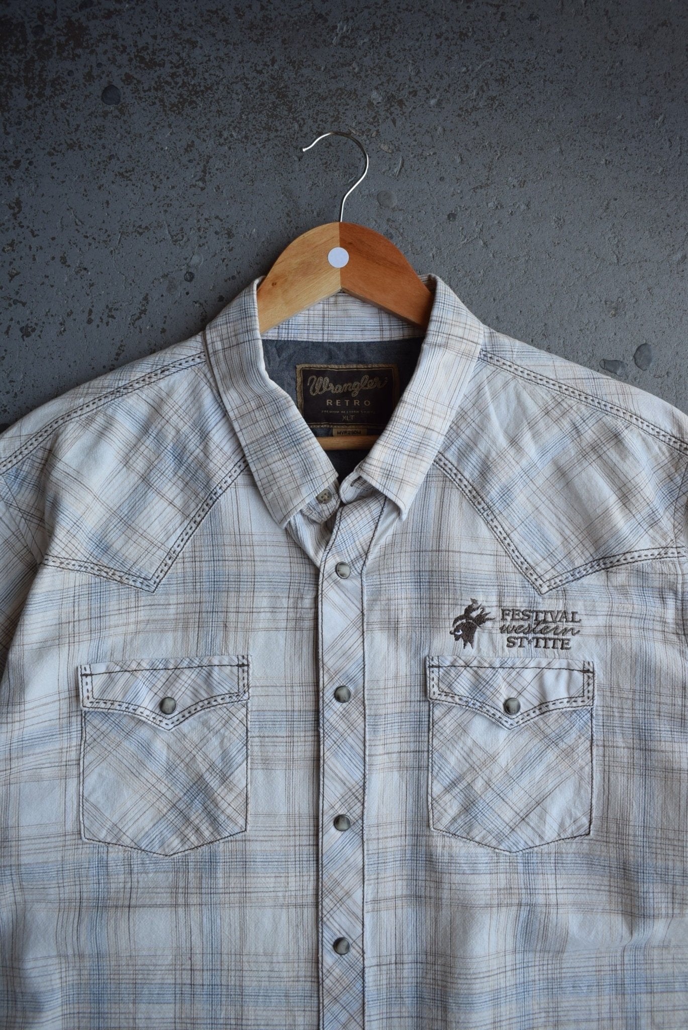 Vintage Wrangler Cropped Button Up (L) - Retrospective Store