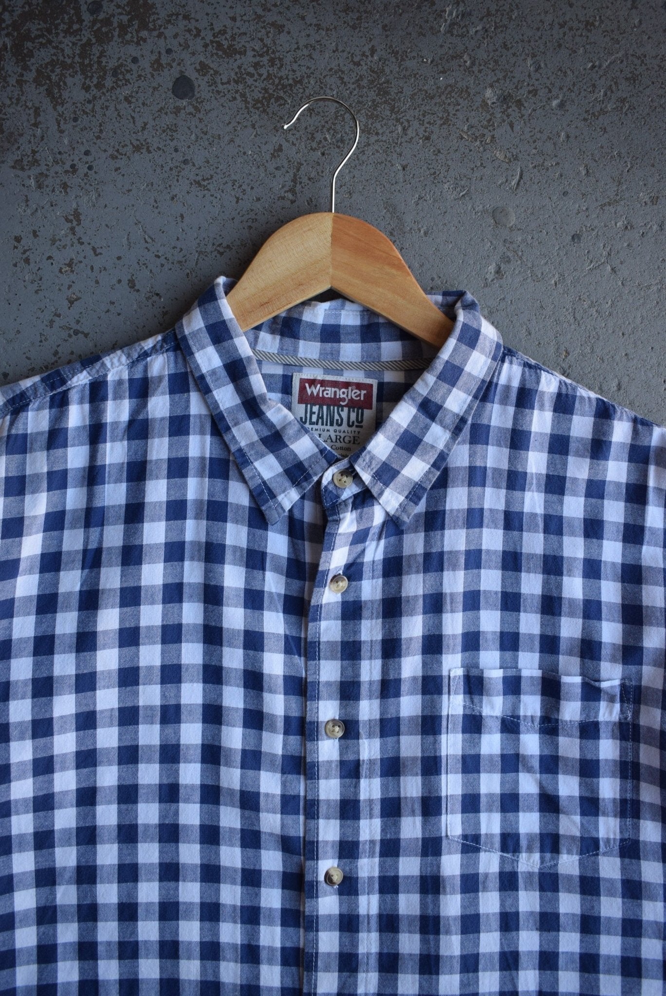 Vintage Wrangler Cropped Button Up (L/XL) - Retrospective Store