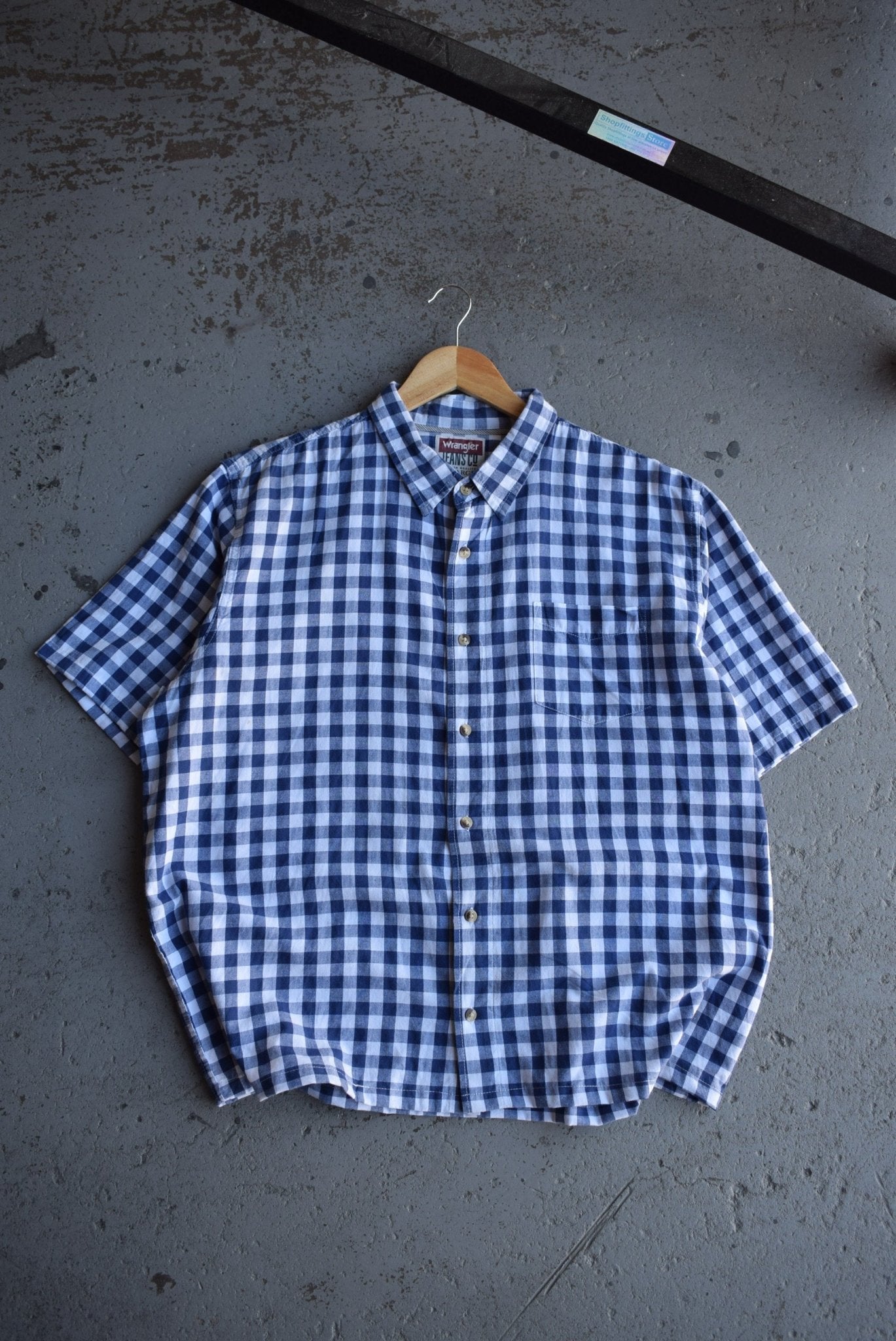 Vintage Wrangler Cropped Button Up (L/XL) - Retrospective Store