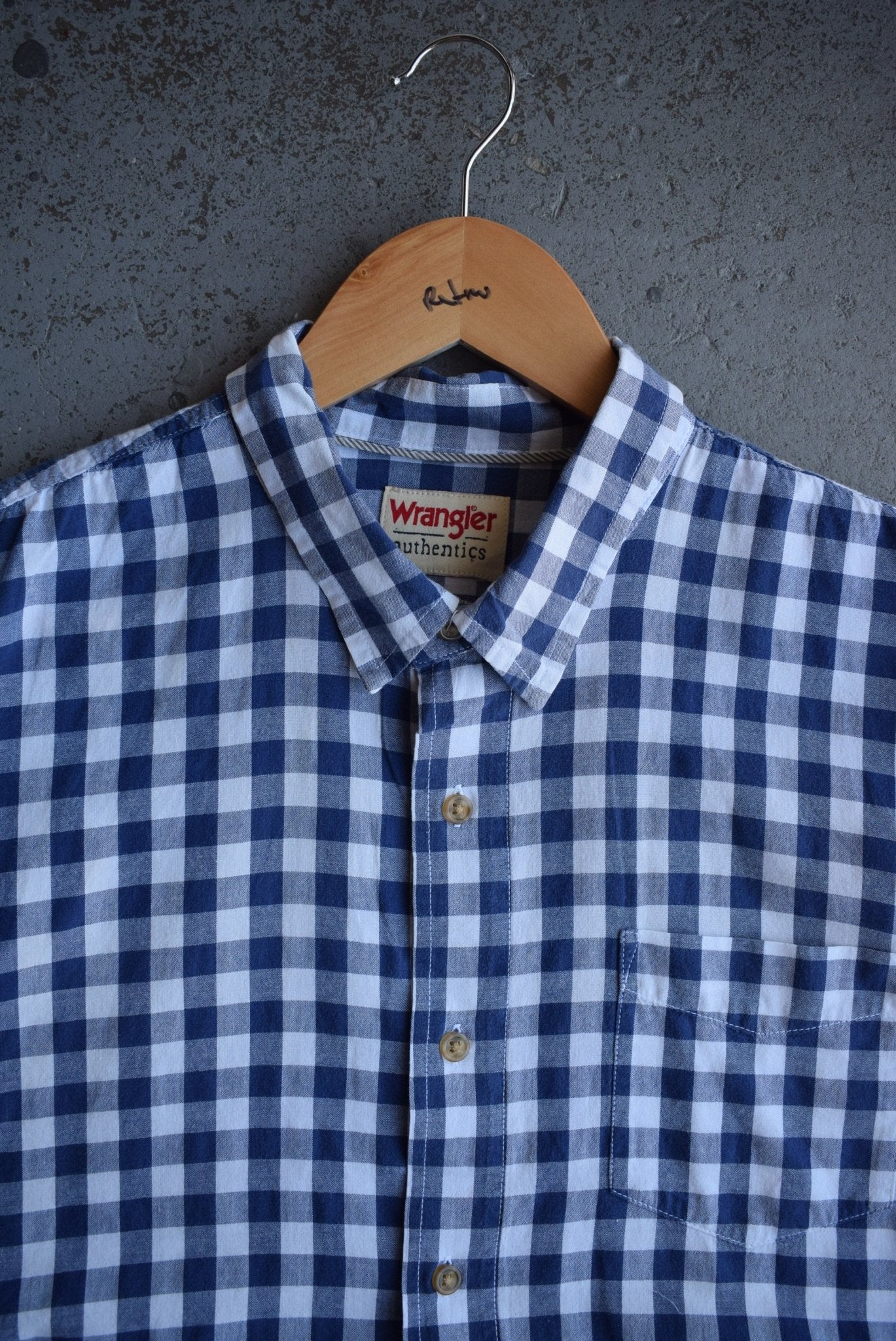 Vintage Wrangler Cropped Button Up (XL) - Retrospective Store