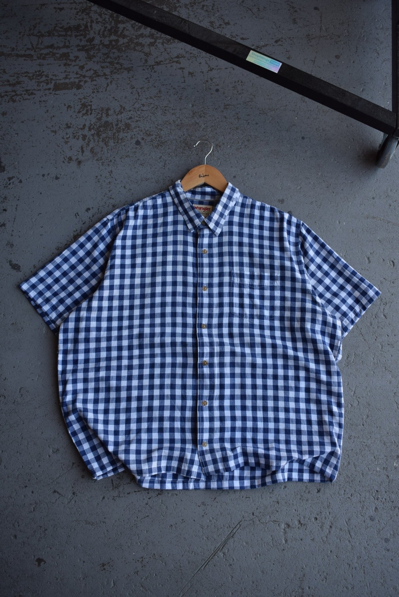 Vintage Wrangler Cropped Button Up (XL) - Retrospective Store