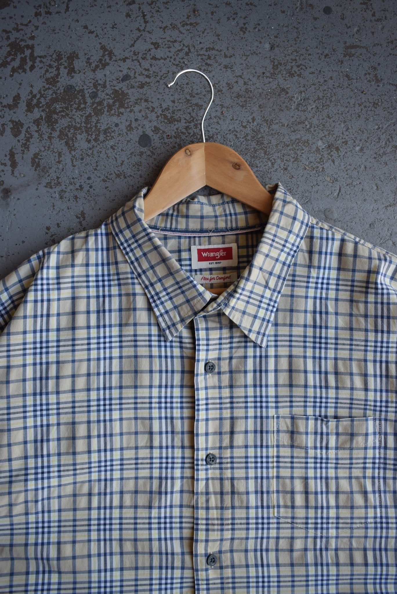 Vintage Wrangler Cropped Button Up (XXL) - Retrospective Store