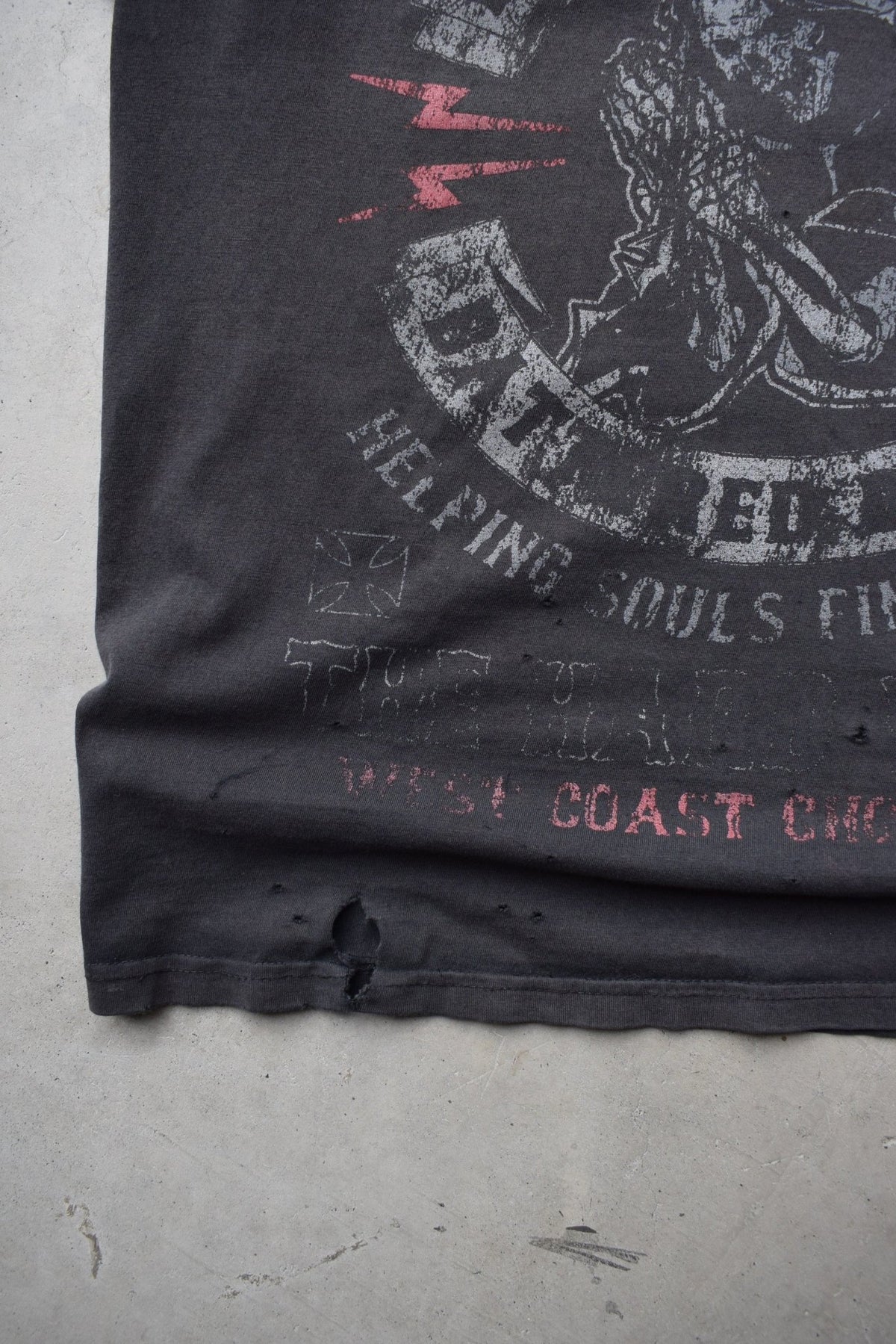 West Coast Choppers Black Graphic Tee — 2000s (M) - Retrospective Store
