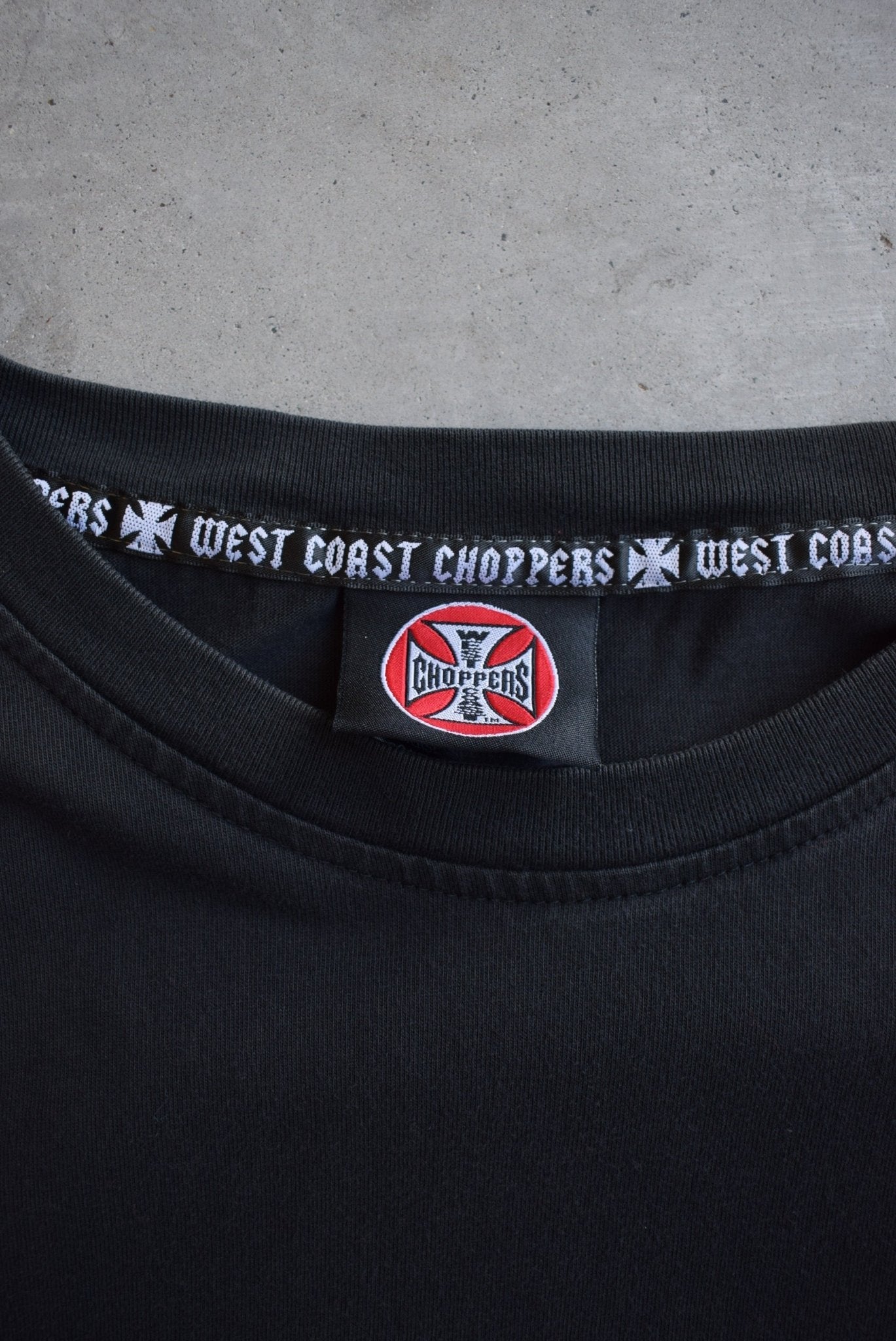 West Coast Choppers Black Tee — 2000s (XL) - Retrospective Store