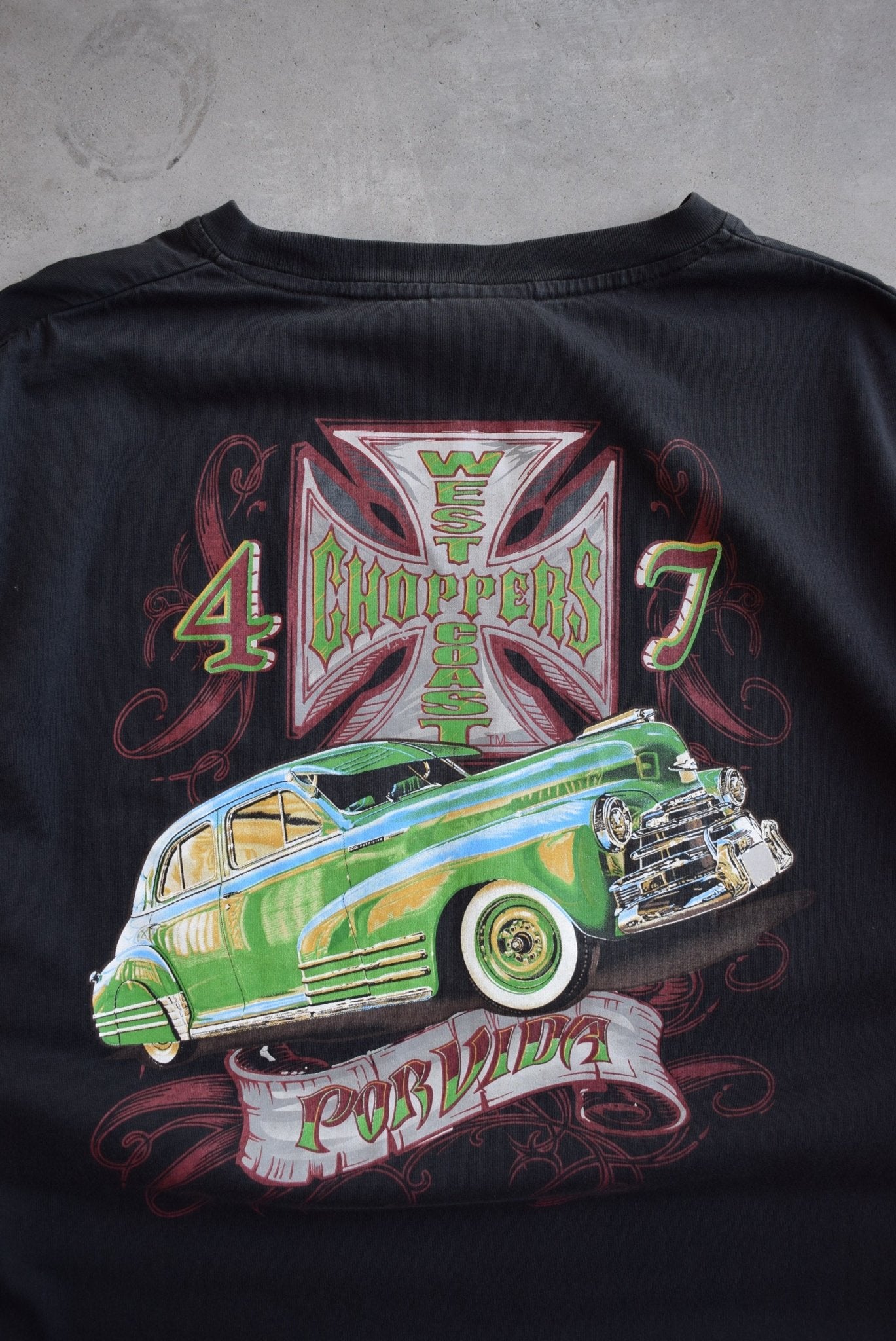 West Coast Choppers Black Tee — 2000s (XL) - Retrospective Store