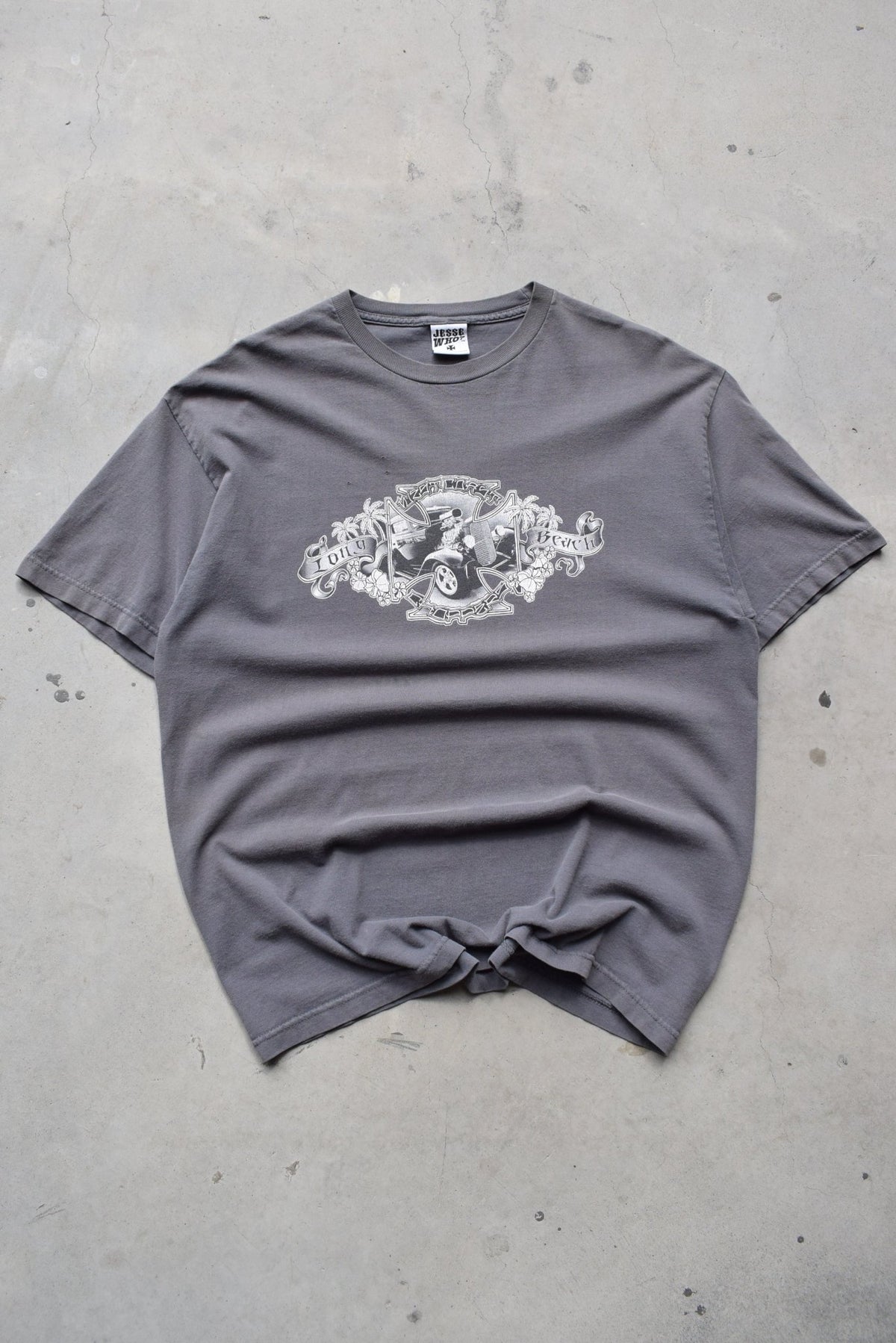 West Coast Choppers Faded-Black Graphic Tee — 1990s (XL) - Retrospective Store