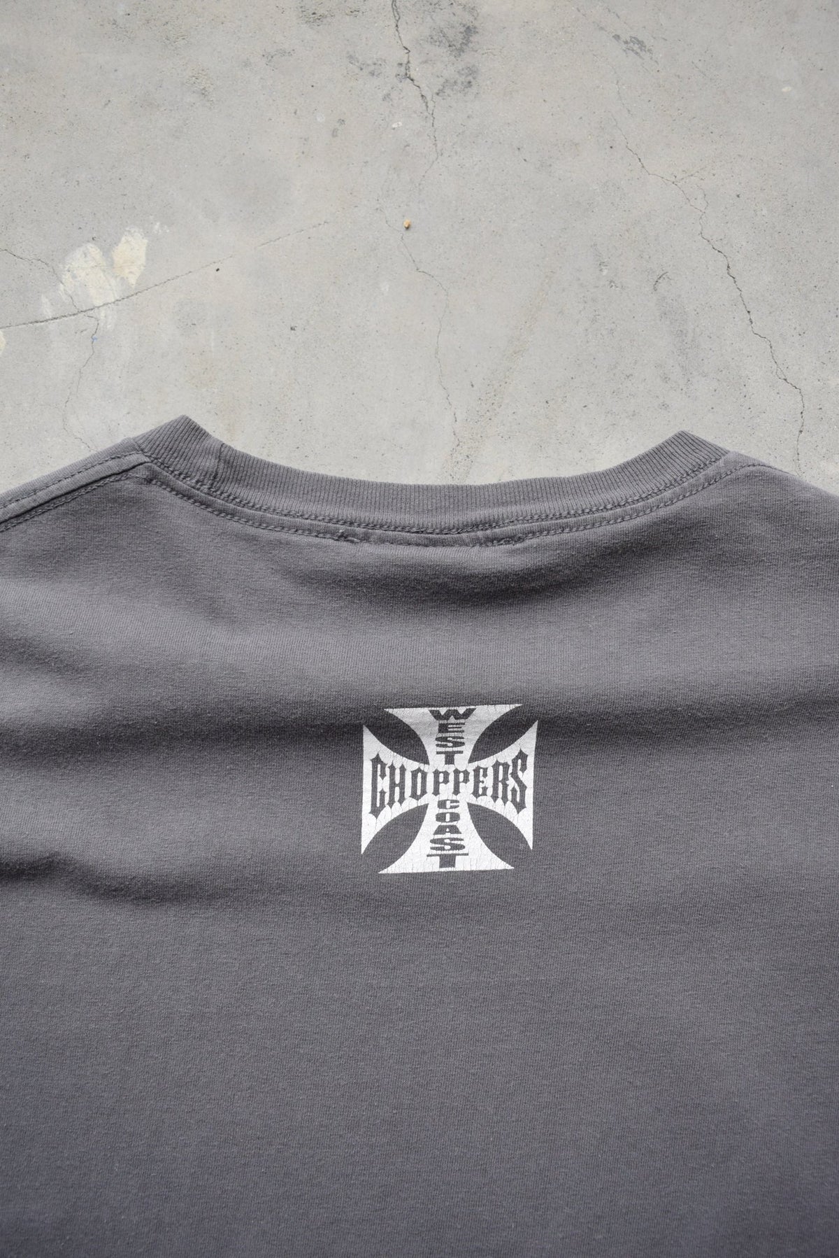West Coast Choppers Faded-Black Graphic Tee — 1990s (XL) - Retrospective Store