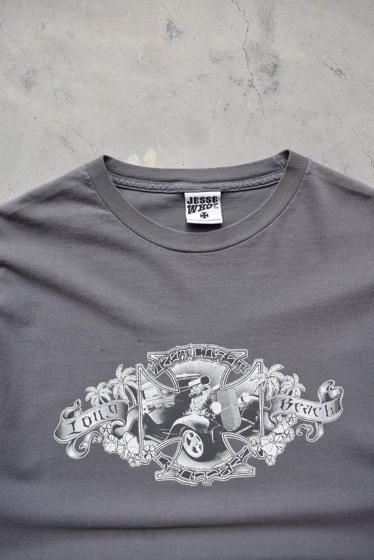 West Coast Choppers Faded-Black Graphic Tee — 1990s (XL) - Retrospective Store