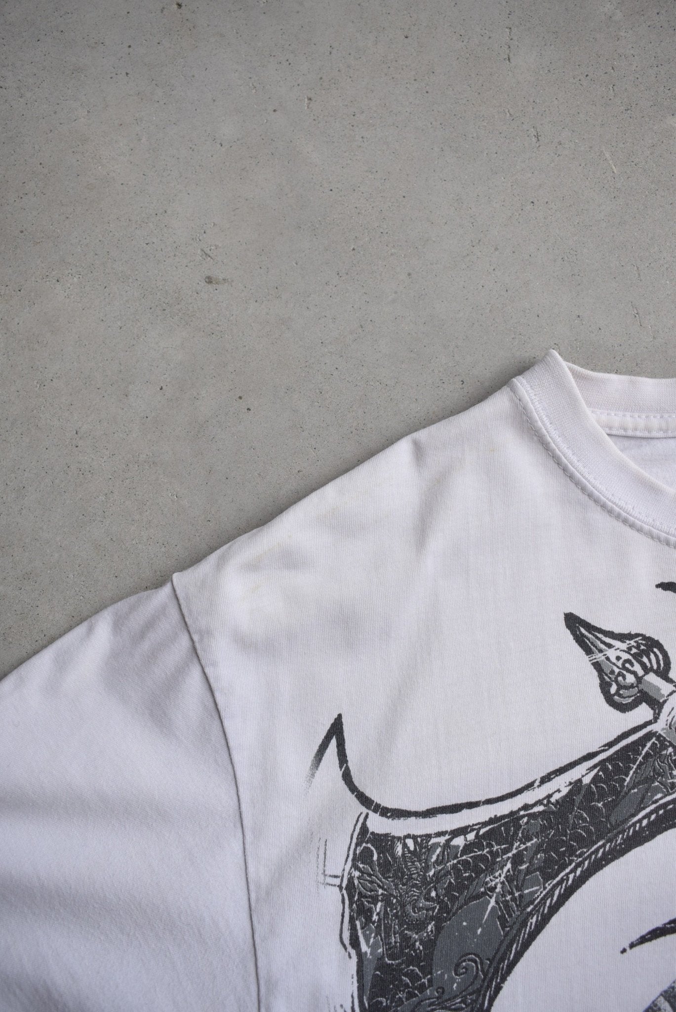 West Coast Choppers White Graphic Tee — 2000s (S/M) - Retrospective Store