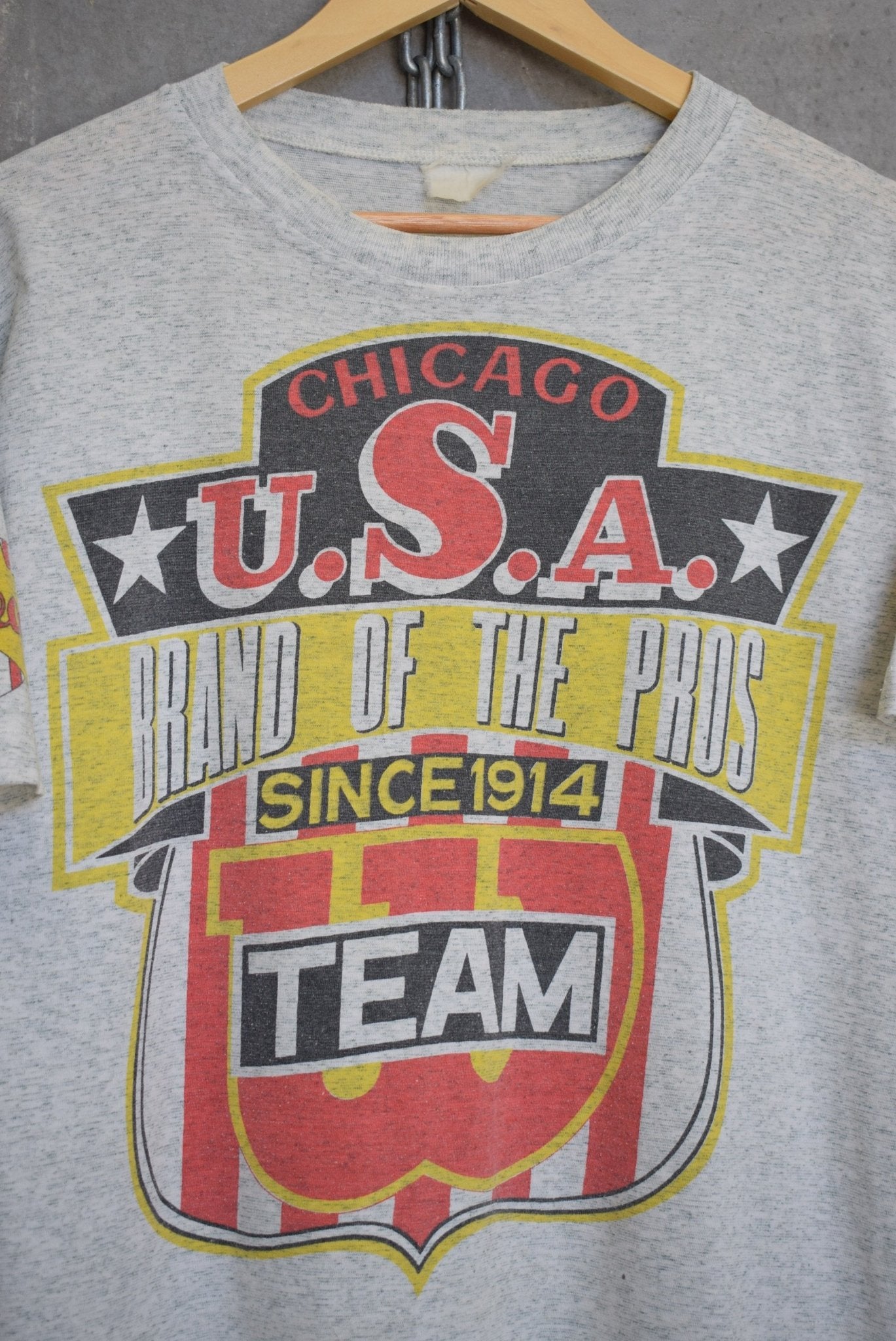 Wilson USA 'Brand of the Pros' Tee — 1990s (M) - Retrospective Store
