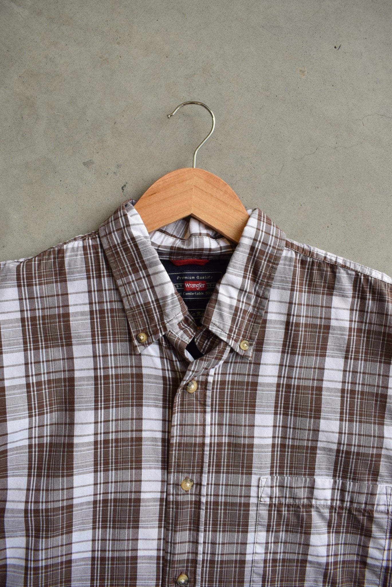 Wrangler Cropped Button Up — 2000s (XXL) - Retrospective Store