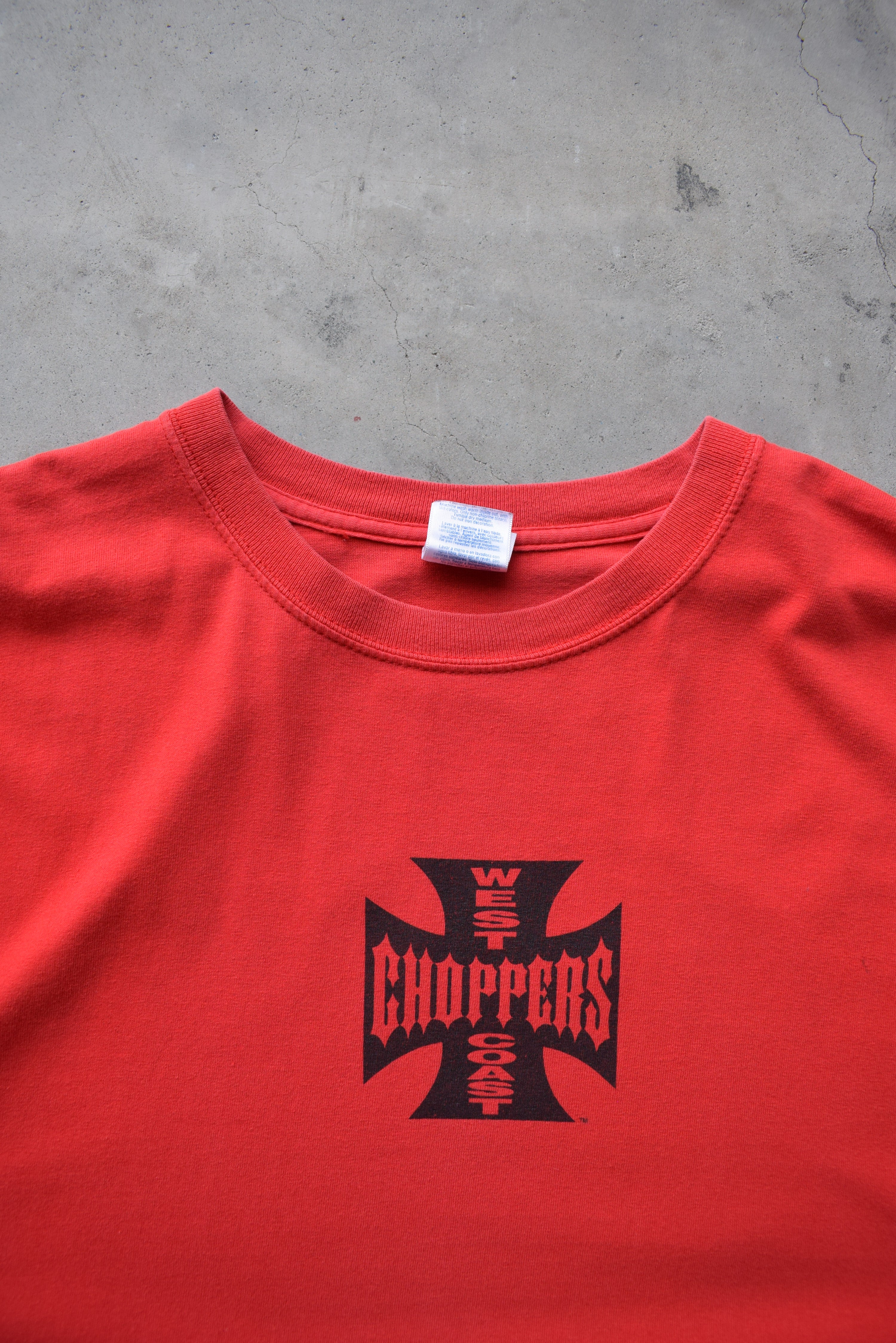 West Coast Choppers Red Graphic Tee — 2000s (XXL) – Retrospective
