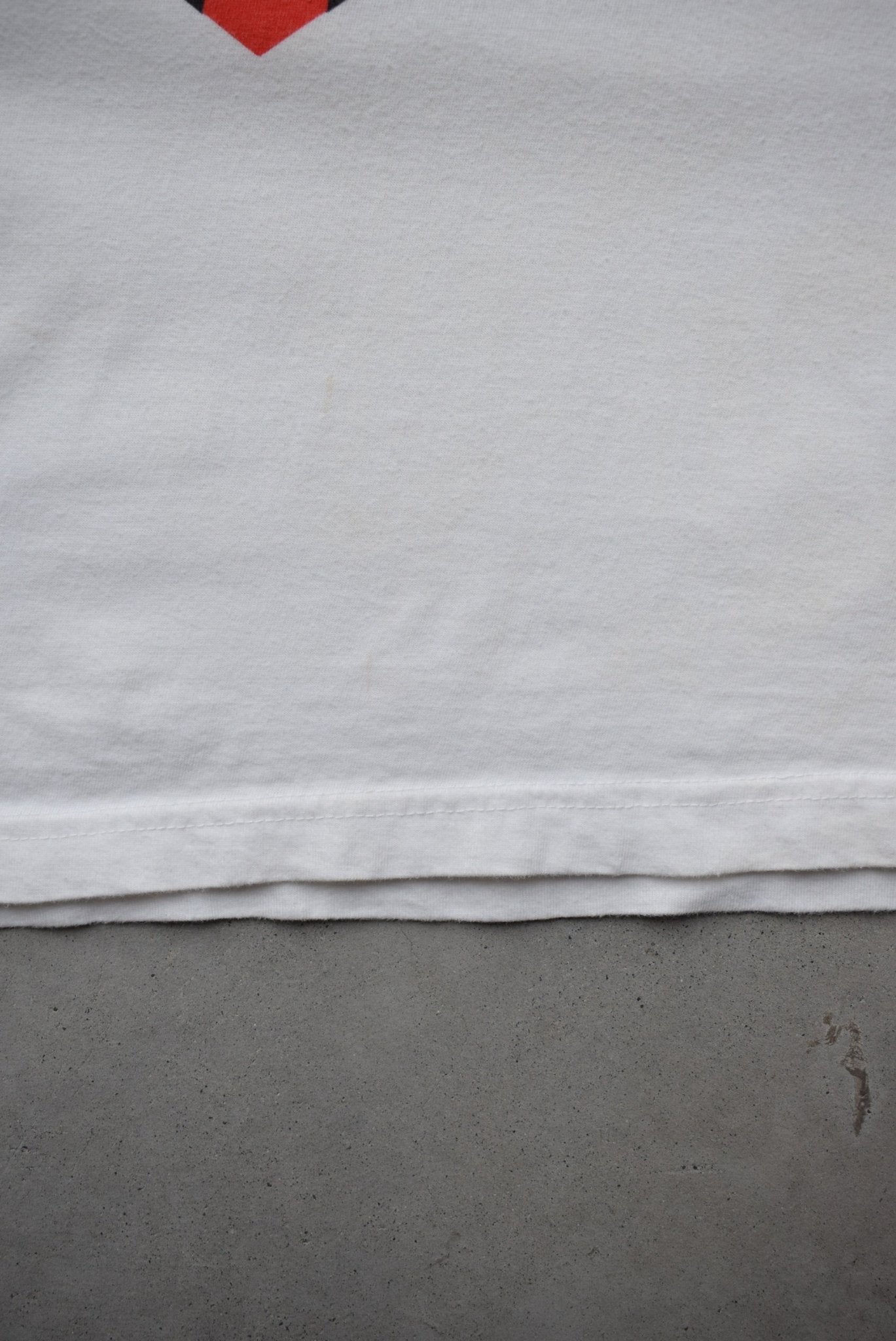 AC Milan FC White Graphic Tee — 1990s (S) - Retrospective Store