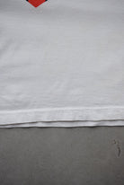 AC Milan FC White Graphic Tee — 1990s (S) - Retrospective Store