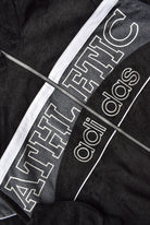 Adidas Athletic Black Embroidered Spellout Jacket — 1990s (S) - Retrospective Store