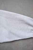 Adidas Athletic Club Grey Embroidered Spellout Crewneck — 1990s (M) - Retrospective Store