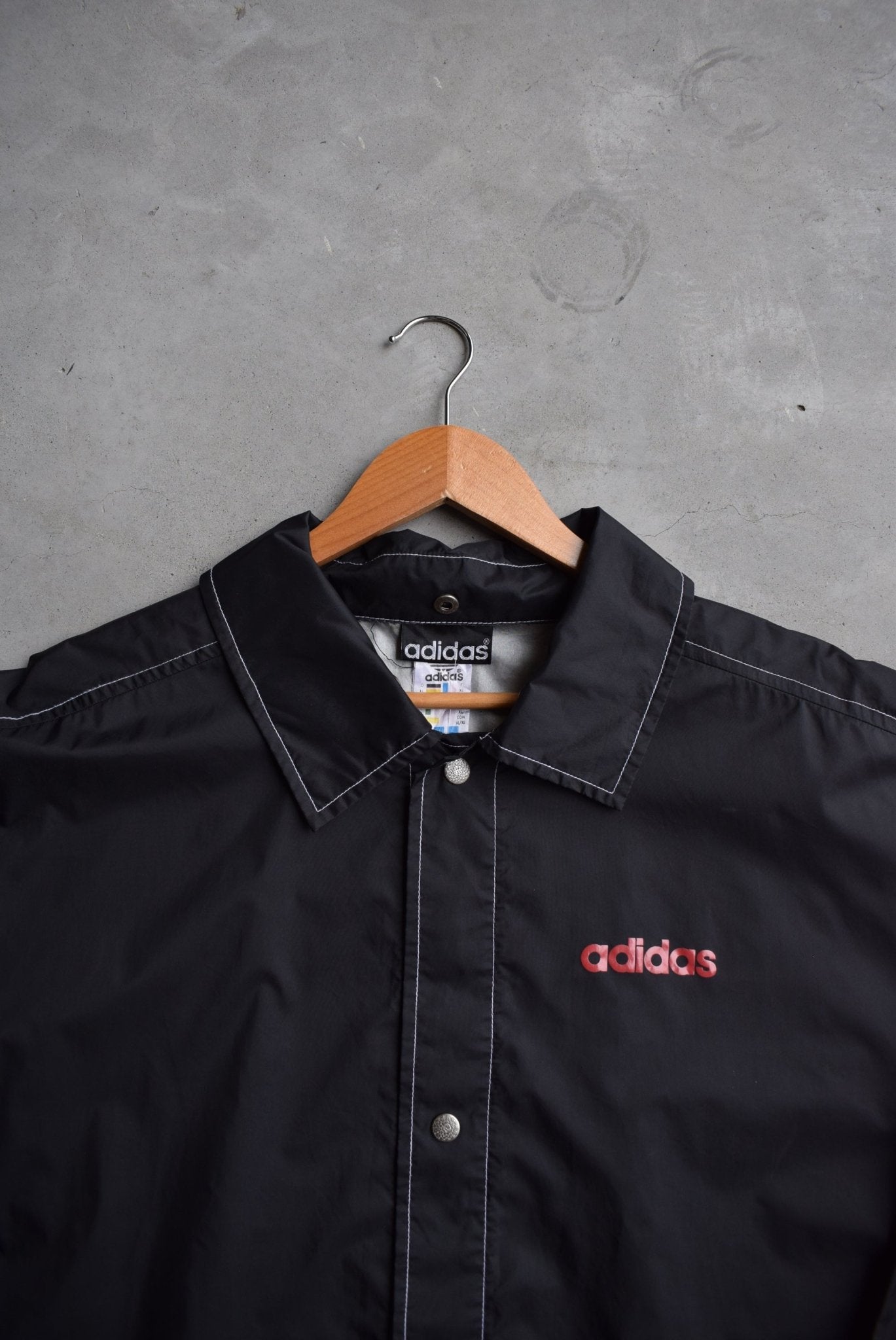 Adidas Basketball Windbreaker Jacket — 1990s (XXL) - Retrospective Store