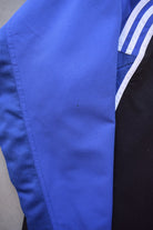 Adidas Black & Blue Embroidered Logo Jacket — 1990s (M/L) - Retrospective Store