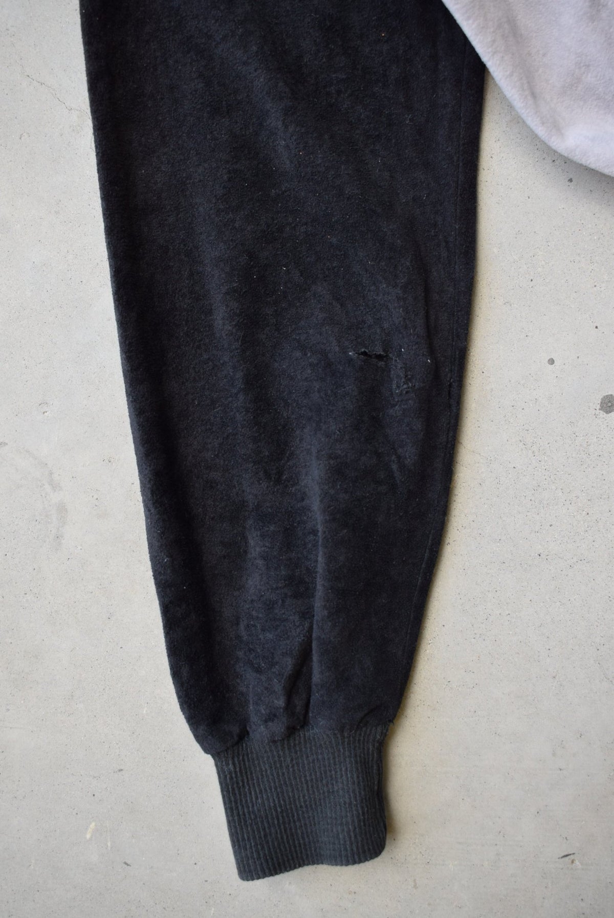 Adidas Black & Blue Spellout Jacket — 1980s (S) - Retrospective Store