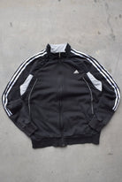 Adidas Black Classic Logo Jacket — 2000s (M) - Retrospective Store