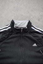Adidas Black Classic Logo Jacket — 2000s (M) - Retrospective Store