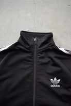 Adidas Black Embroidered Logo Jacket — 2000s (XS/S) - Retrospective Store