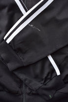 Adidas Black Embroidered Logo Jacket — 2000s (XS/S) - Retrospective Store