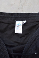 Adidas Black Embroidered Logo Track Pants — 2000s (XL) - Retrospective Store