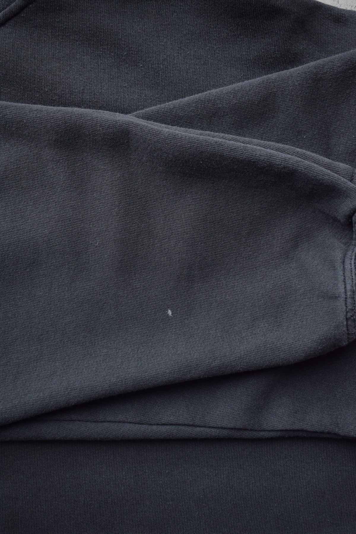 Adidas Black Embroidered Spellout Crewneck — 1990s (L) - Retrospective Store