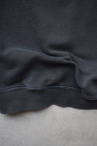 Adidas Black Embroidered Spellout Crewneck — 1990s (L) - Retrospective Store