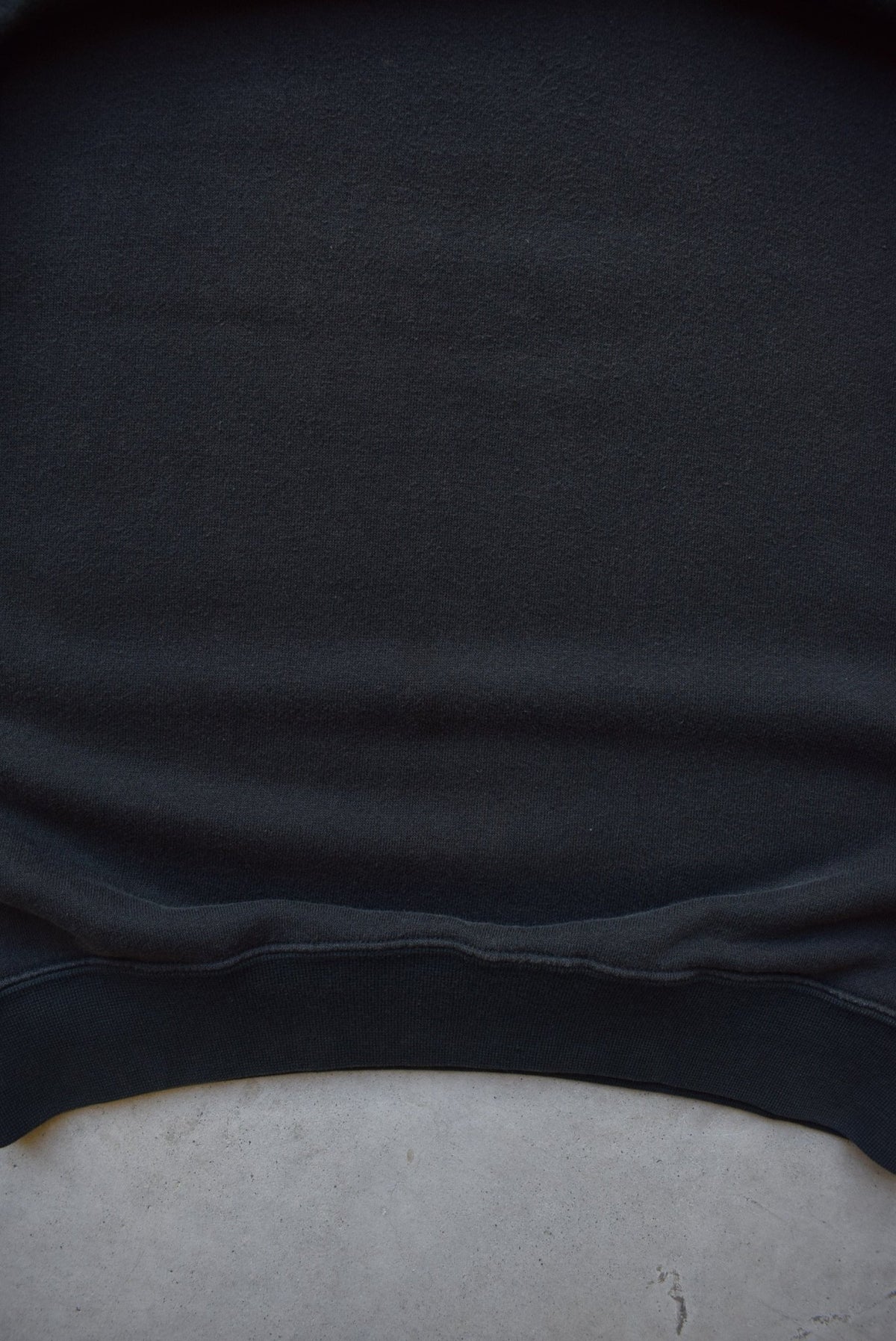 Adidas Black Embroidered Spellout Crewneck — 1990s (S) - Retrospective Store
