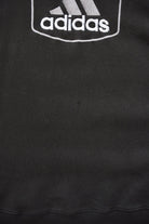 Adidas Black Embroidered Spellout Crewneck — 2000s (S) - Retrospective Store