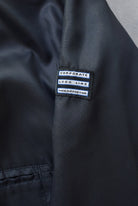 Adidas Black Embroidered Spellout Heavyweight Jacket — 1990s (L/XL) - Retrospective Store