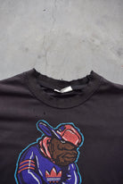 Adidas Black Graphic Tee — 1990s (L) - Retrospective Store