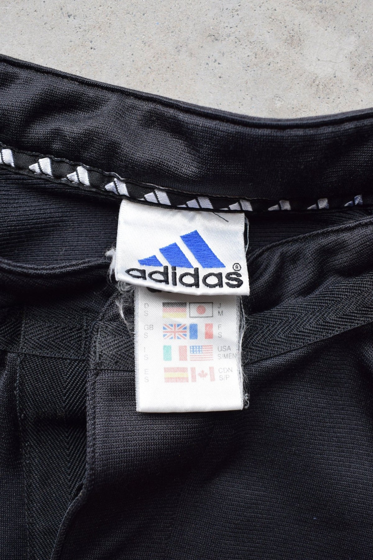 Adidas Black Jersey — 1990s (S) - Retrospective Store