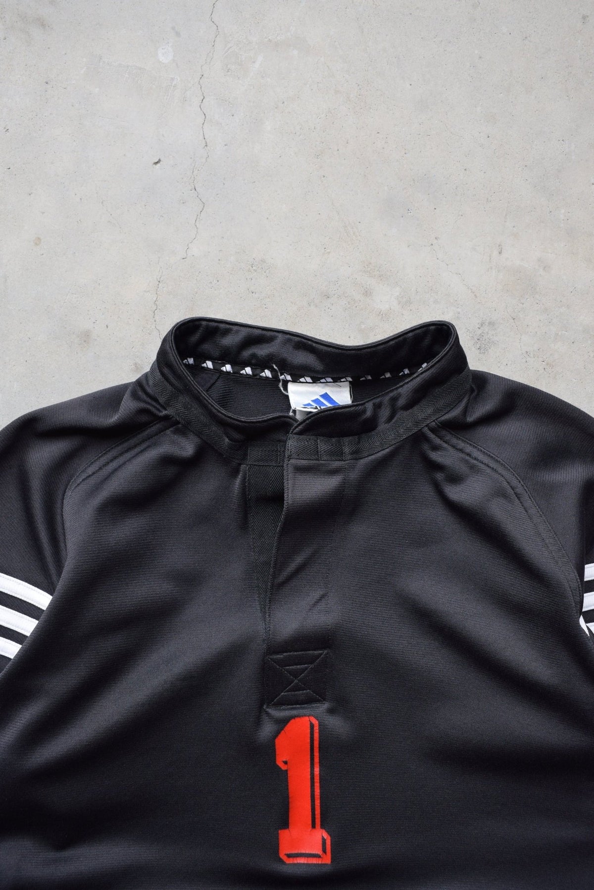 Adidas Black Jersey — 1990s (S) - Retrospective Store