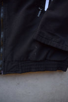 Adidas Black & Red Embroidered Spellout Jacket — 1990s (S) - Retrospective Store