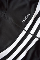 Adidas Black & White Embroidered Spellout Jacket — 1990s (XL) - Retrospective Store