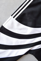 Adidas Black & White Embroidered Spellout Jacket — 1990s (XL) - Retrospective Store